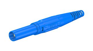 66.9196-23 Banana Jack, 4mm, 32A, Screw, Blue STAUBLI