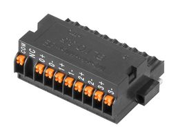 2471390000 Terminal Block, Pluggable, 10Pos, 16 AWG Weidmuller
