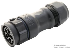 DC-05BMFA-QL8LPP Industrial Circular, Plug, 5Pos, Cable Amphenol LTW