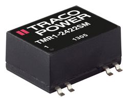 TMR 1-0523SM DC-DC Conv, ISO POL, 2 O/P, 0.033A, 15V TRACO Power