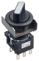 LB6F-2T64W Rotary Switch, 2 Pos, 5A, 250VAC Idec