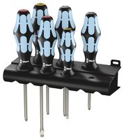 3334/3350/3355/6 Screwdriver Set, S/S, SL/PH/PZ Wera