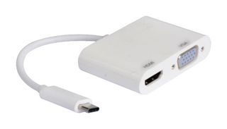 83-22065 Conv, USB Type C Plug, HDMI/VGA Rcpt multicomp Pro