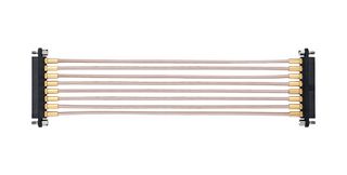 M80-FC305F1-08-0450F1 Cable ASSY, WTB Rcpt-WTB Rcpt, 450mm Harwin