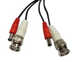 PS000045 Audio Cable, 2.1 DC-BNC Plug, 2m, Black multicomp Pro