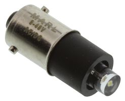 255-997-64-38 LED, Bayonet, Cap, BA9, White Marl