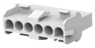926307-1 Receptacle Housing, 6Pos, 6.35mm Amp - Te Connectivity