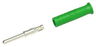 72-13940 Conn, Banana, Plug, 10A, Solder, GRN Tenma