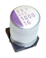 16SVPK1200M Cap, 1200UF, 16V, Alu Elec, Polymer, SMD Panasonic