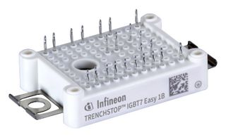 F3L25R12W1T4B27BOMA1 IGBT MODULE, QUAD N CHANNEL, 1.2KV, 45A INFINEON