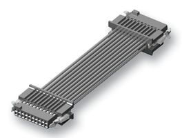 SFSD-10-28-H-10.00-Dr-Nus . Cable ASSY, IDC Rcpt-Rcpt, 20POS, 254mm Samtec