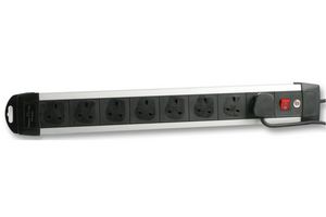 1391003018 Power Outlet Strip, 8 Outlet, 3M, 240V Brennenstuhl