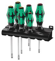 05105650001 Screwdriver Set, Phillips/Slotted, 6Pc Wera