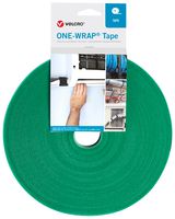 Vel-OW64106 Tape, PP, 10mm X 25m, Green Velcro