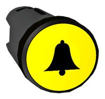 ZB5AA551 Switch Actuator, Pushbutton, Yellow Schneider Electric