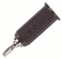 2138-0 Adaptor, Banana Jack-Mini Plug, Black Pomona