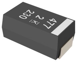 A700D476M12RATE025 Cap, 47uF, 12.5V, Alu Elec, Polymer Kemet