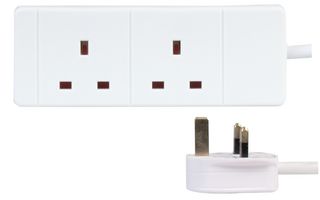 2118-2m Extension Lead, 2WAY, 2m Pro Elec