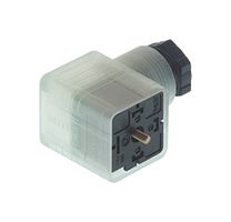 GDML3011LED24BO Power Conn, Rcpt, 3+PE, Screw, Cable Hirschmann