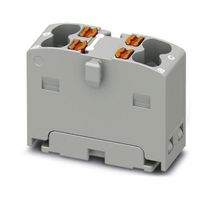 PTFIX 4x1,5 GY Power Dist Block, 17.5A, 450V, Push-In Phoenix Contact