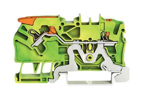 2102-5207 Terminal Block, DIN Rail, 2WAYS, 12AWG Wago