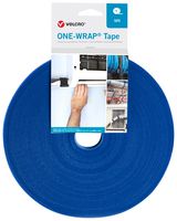 Vel-OW64103 Tape, PP, 10mm X 25m, Blue Velcro