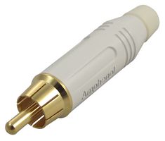 ACPR-WHT Plug, Phono, White Amphenol Sine/TUCHEL