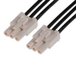 216290-1031 Cable ASSY, 3P WTB Rcpt-Rcpt, 5.9" Molex