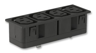4752.4000 Socket, IEC, 4WAY, 1.5mm Schurter