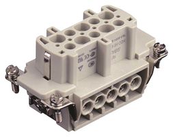 T2040102201-000 Heavy Duty Insert, Rcpt, 10Pos, 14AWG Te Connectivity