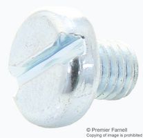 m5 6 PSSTMC Z100 Pan Head Slotted Screw, Steel, m5, Pk100 Tr Fastenings