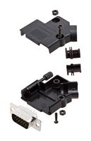 L17D45PK-P-09+L717HDE15P Hd-D Sub Connector, Plug, 15Pos, Solder Amphenol ICC