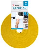 Vel-OW64104 Tape, PP, 10mm X 25m, Yellow Velcro