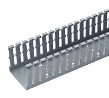 F1.5X1.5LG6 Narrow Slot Duct, 44.5X41.1mm, Pvc, Grey PANDUIT