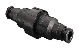PX0777/CAT6ASTP Cable Joint, 8mm, CAT6A, Black Bulgin Limited