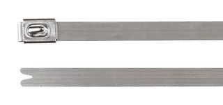 MBT12SS.M3P Cable Tie, 300mm, Stainless Steel, 200LB HELLERMANNTYTON