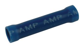 2-34071-1 Terminal, Butt Splice, 14-16AWG, Blue Amp - Te Connectivity
