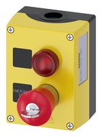 3SU1802-0NA00-2AB2 E-STOP SWITCH, SPST-NC/NO, 10A, 24V SIEMENS