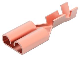 160860-3 Female Disconnect, 6.35mm, 20-17AWG Amp - Te Connectivity