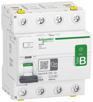 A9Z64425 RCCB, 4P, 25A, 400VAC Schneider Electric