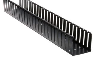 G6X4BL6 Wide Slot Duct, Pvc, 6X4X6',Bl,6ft PANDUIT