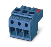 MACX MCR-Ex-I20 Term Blk, Pluggable, 3WAYS, Screw Phoenix Contact