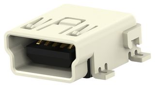 1734035-4 USB Conn, 2.0/Mini USB Type B, Rcpt, SMD Amp - Te Connectivity