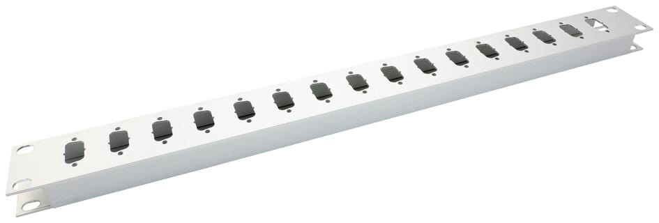 OSSI Patch Panels KK1A-8-SUB-D15 PATCH PANEL, D SUB, DA15, 8PORT, 1U OSSI 2915360 KK1A-8-SUB-D15