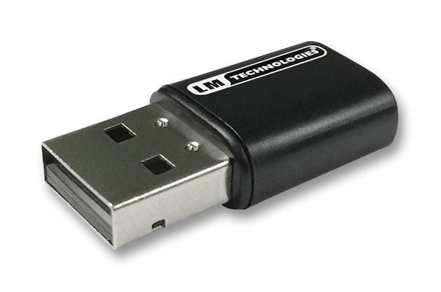 LM TECHNOLOGIES WLAN LM808 WIFI USB ADAPTOR, 433.3MBPS, 802.11AC LM TECHNOLOGIES 2469337 LM808-0403
