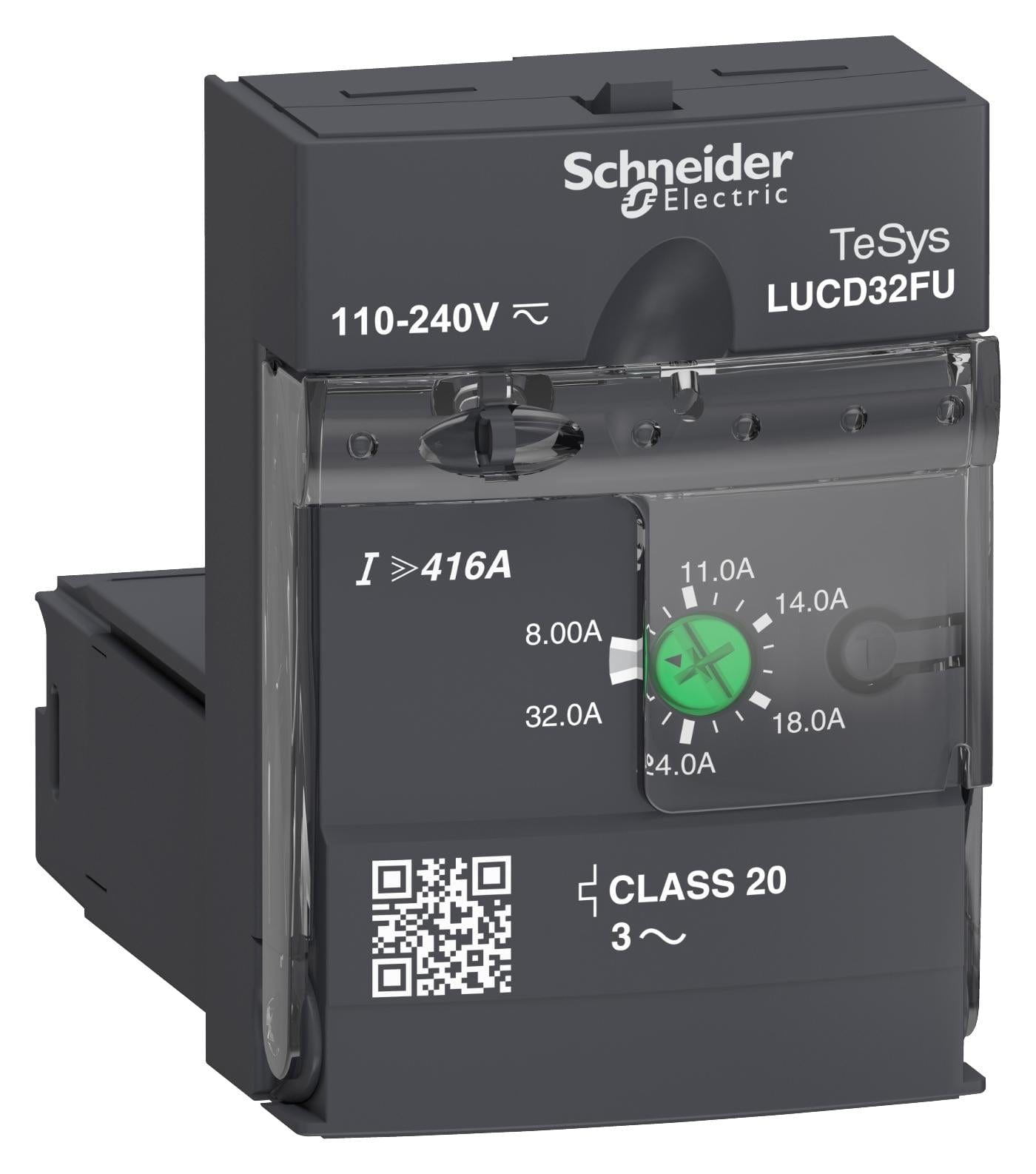 SCHNEIDER ELECTRIC Motor Starter LUCD32FU UNIT 8-32A 110-240V SCHNEIDER ELECTRIC 3407855 LUCD32FU