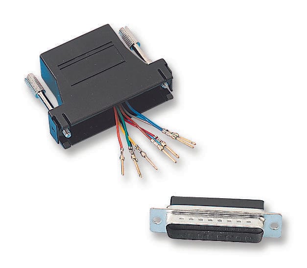MH CONNECTORS Inter-Series adapters MHDA25-PMJ8-K ADAPTOR, D PLUG 25WAY-RJ45 MH CONNECTORS 429739 MHDA25-PMJ8-K