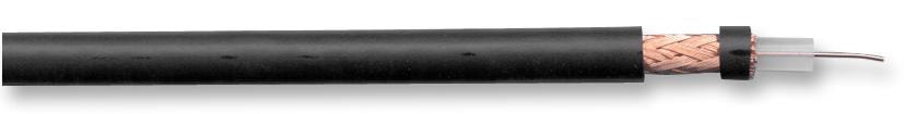BELDEN Coaxial MRG5902.10100 CABLE, COAX, RG59, LSZH, BLK, 100M BELDEN 1423326 MRG5902.10100