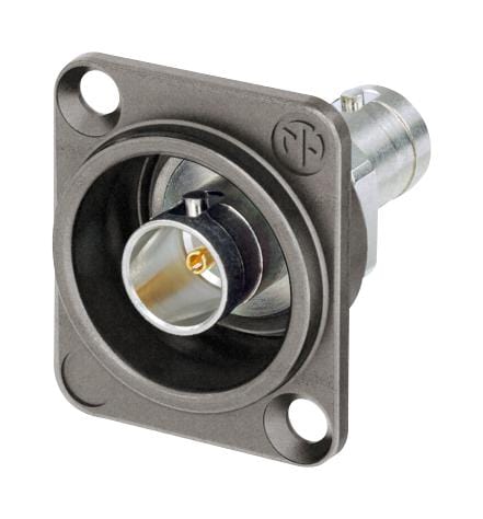 NEUTRIK RF/Coax Connectors NBB75DFGX RF COAX, UHD BNC JACK, 75 OHM, CHASSIS NEUTRIK 2749825 NBB75DFGX