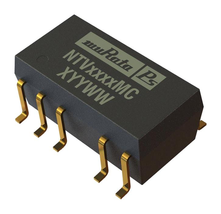 MURATA POWER SOLUTIONS Isolated Board Mount NTV1212MC CONVERTER, DC/DC, SMD, 1W, +/-12V MURATA POWER SOLUTIONS 1021614 NTV1212MC